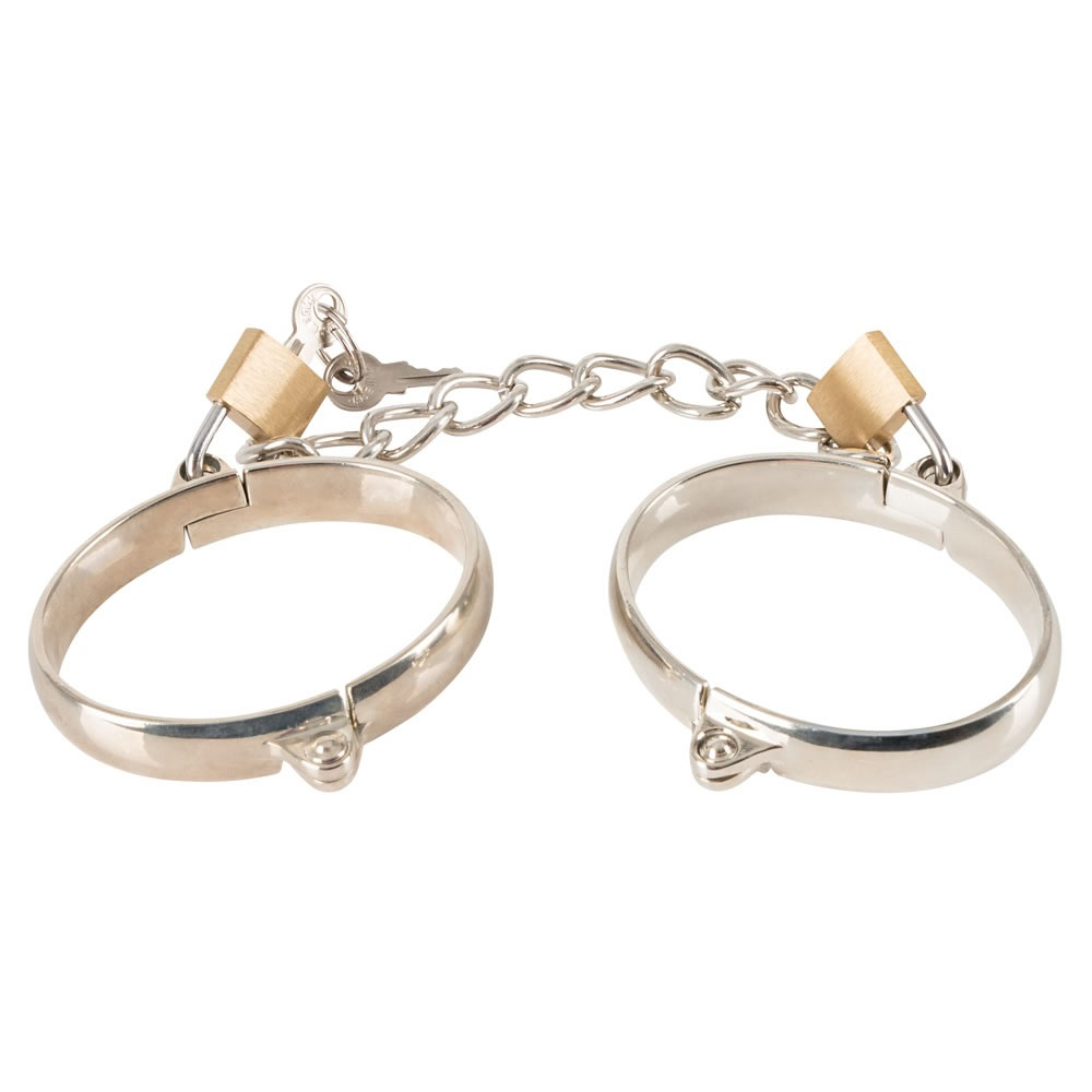Metal Handcuffs with padlocks