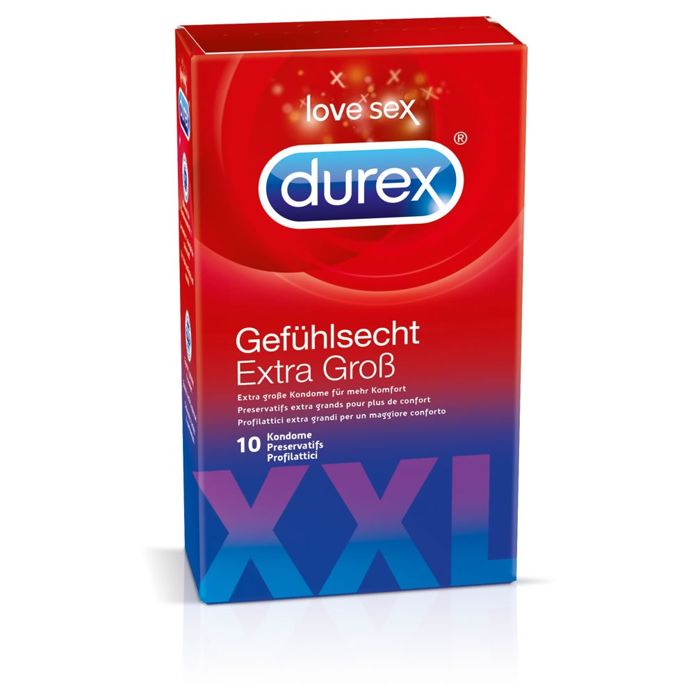 Durex Gefhlsecht XXL - Med mere flelse
