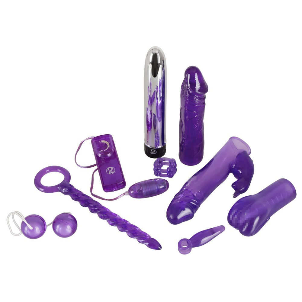 Purple Appetizer Sexlegetj St med 9 Dele