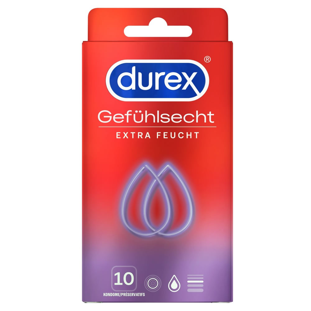 Durex Gefhlsecht Kondome Extra Feucht gro