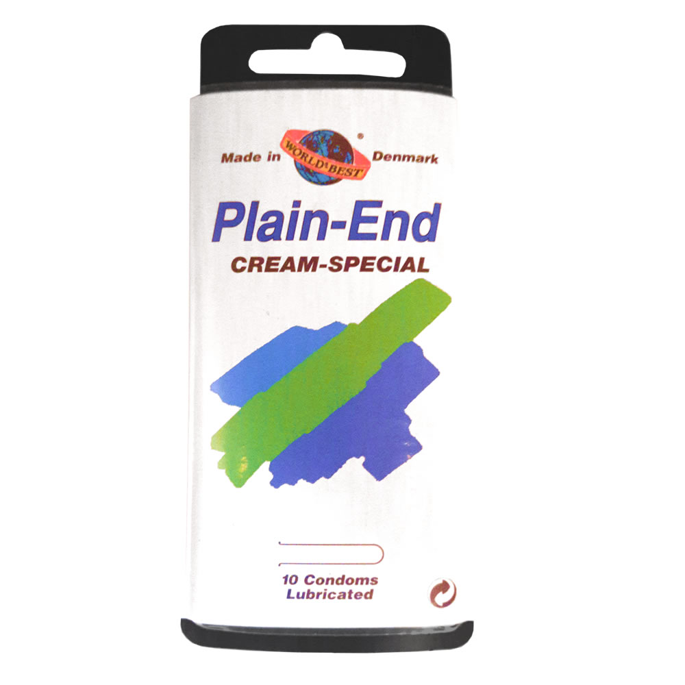 Worlds Best Plain-End Cream Special Condom
