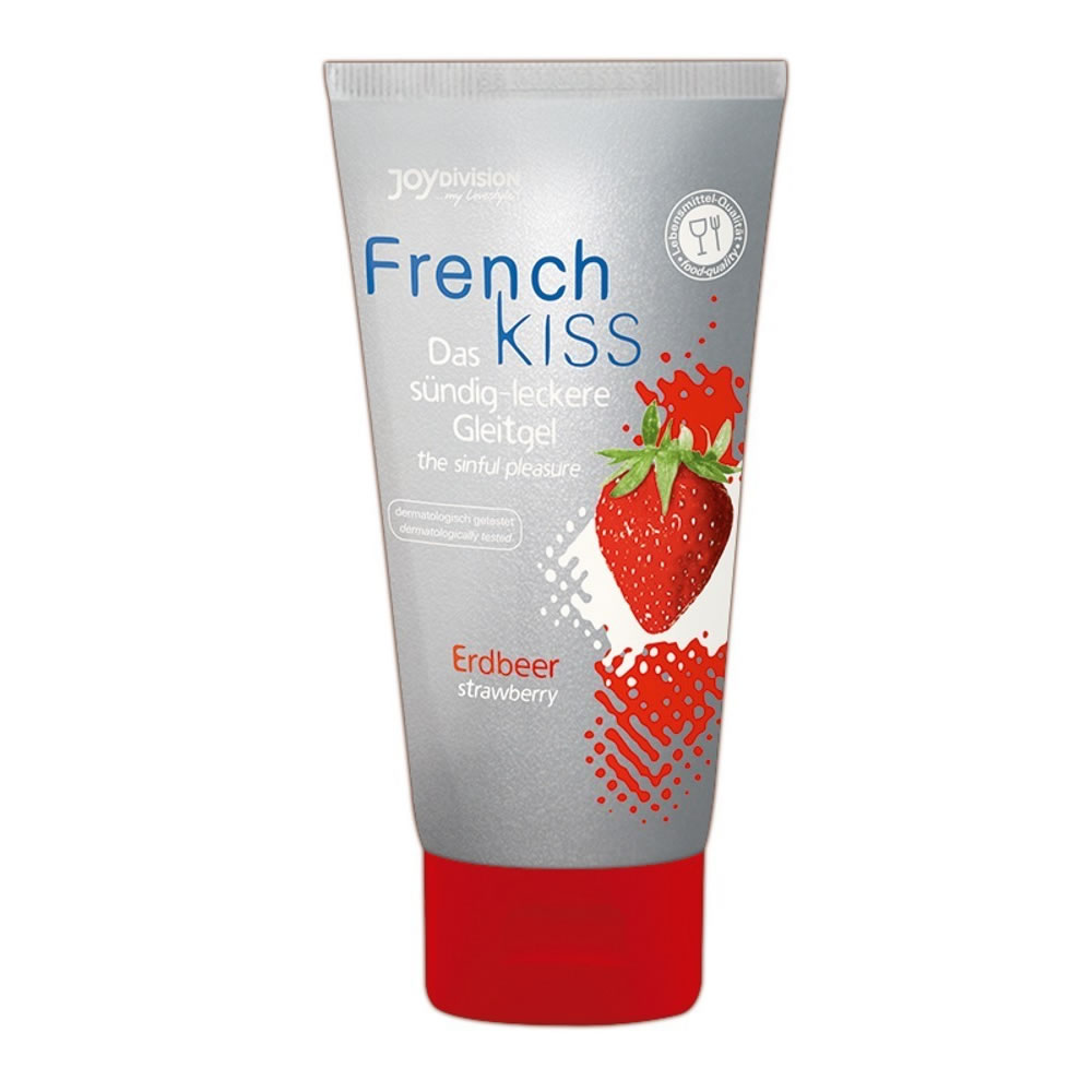 French Kiss Vandbaseret glidecreme med Jordbr Aroma