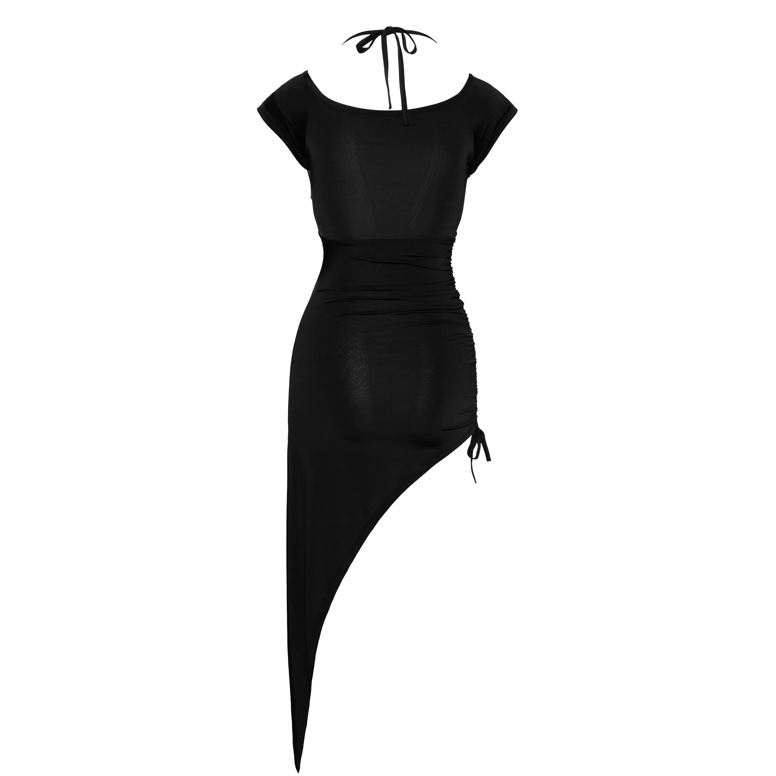 Luxure dress with asymmetrical design