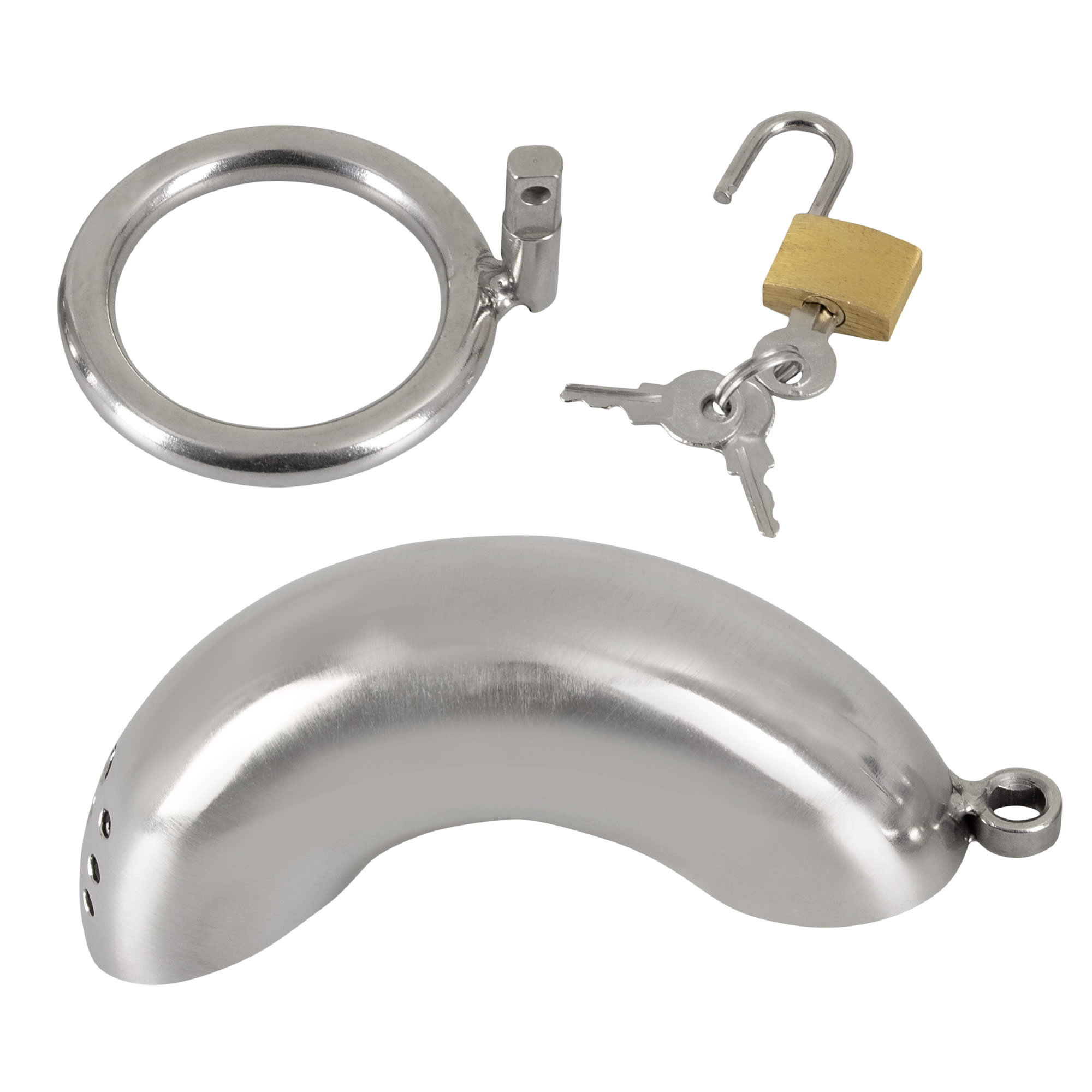 Peniskfig Chastity Cage Long aus Edelstahl