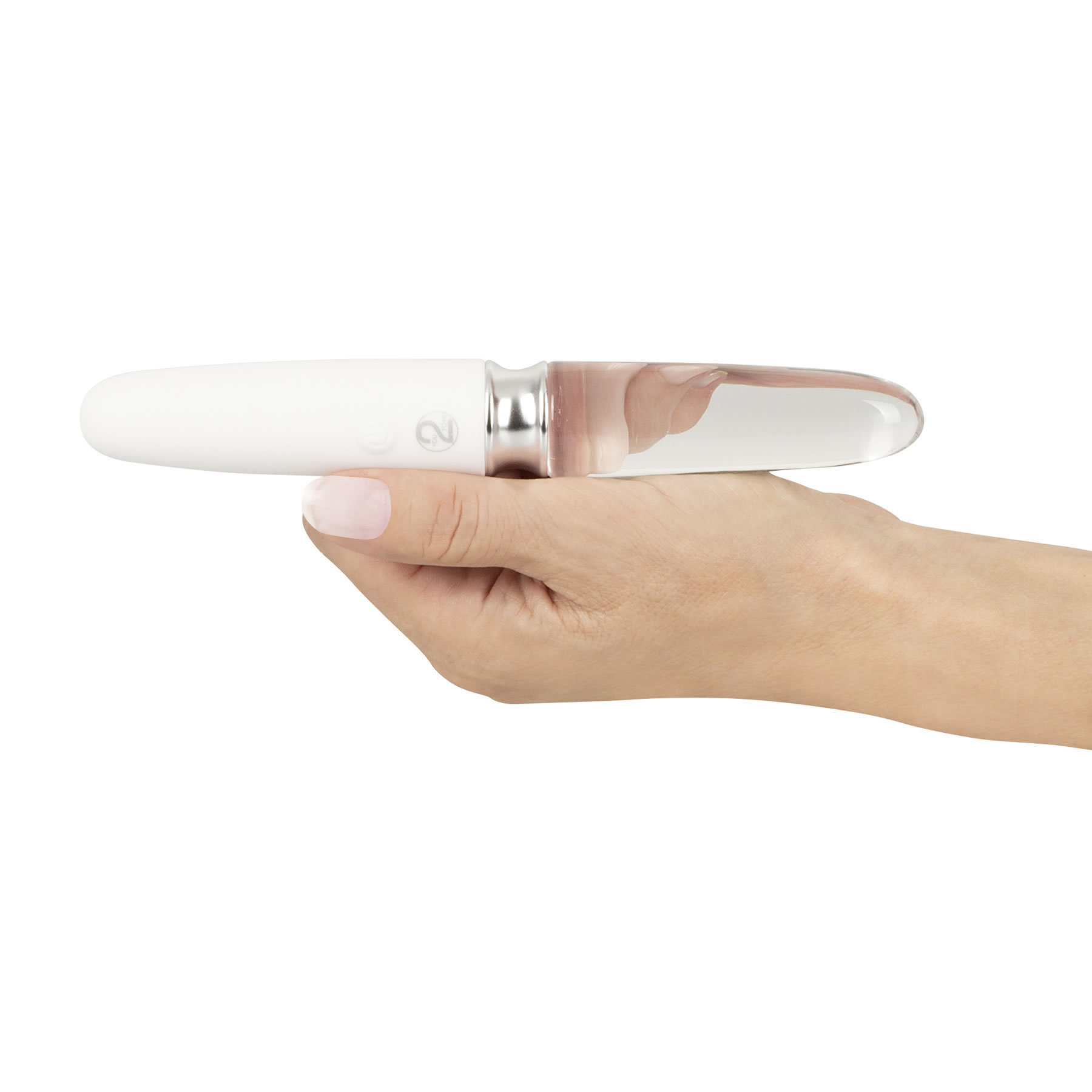 Liaison Straight LED Vibrator in Silicone and Glass