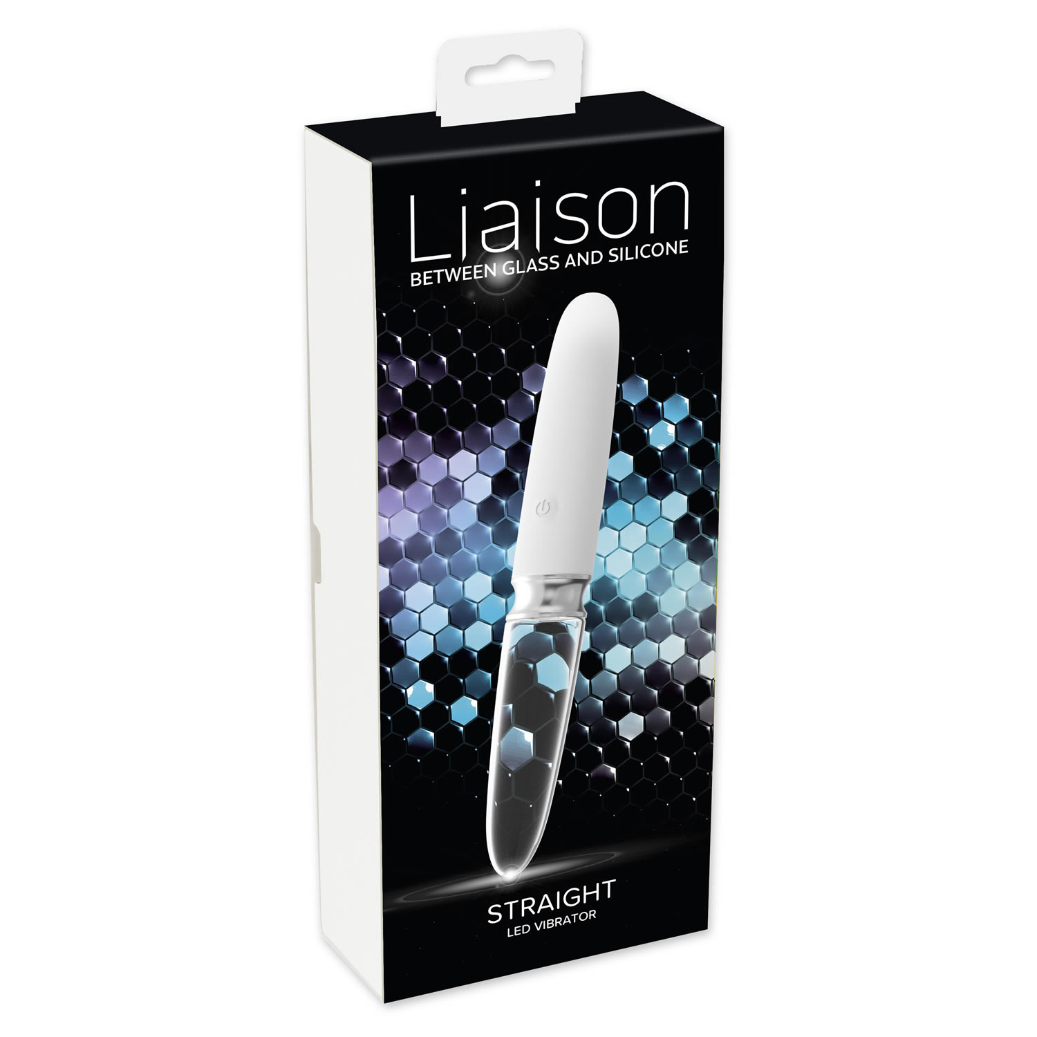 Liaison Straight LED Vibrator in Silicone and Glass