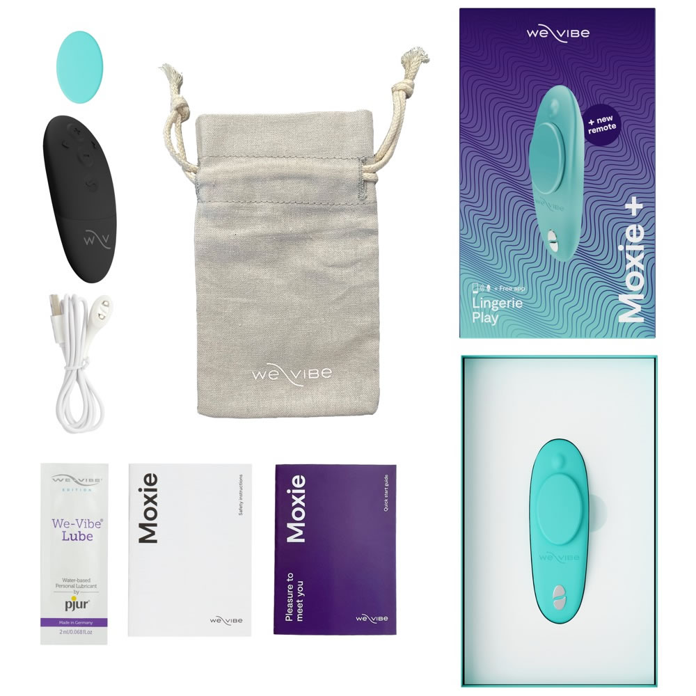 We-Vibe Moxie+ Lay-on Vibrator with Remote and App