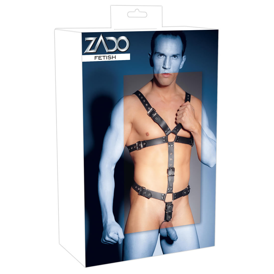 Zado Body Harness i Læder til Ham