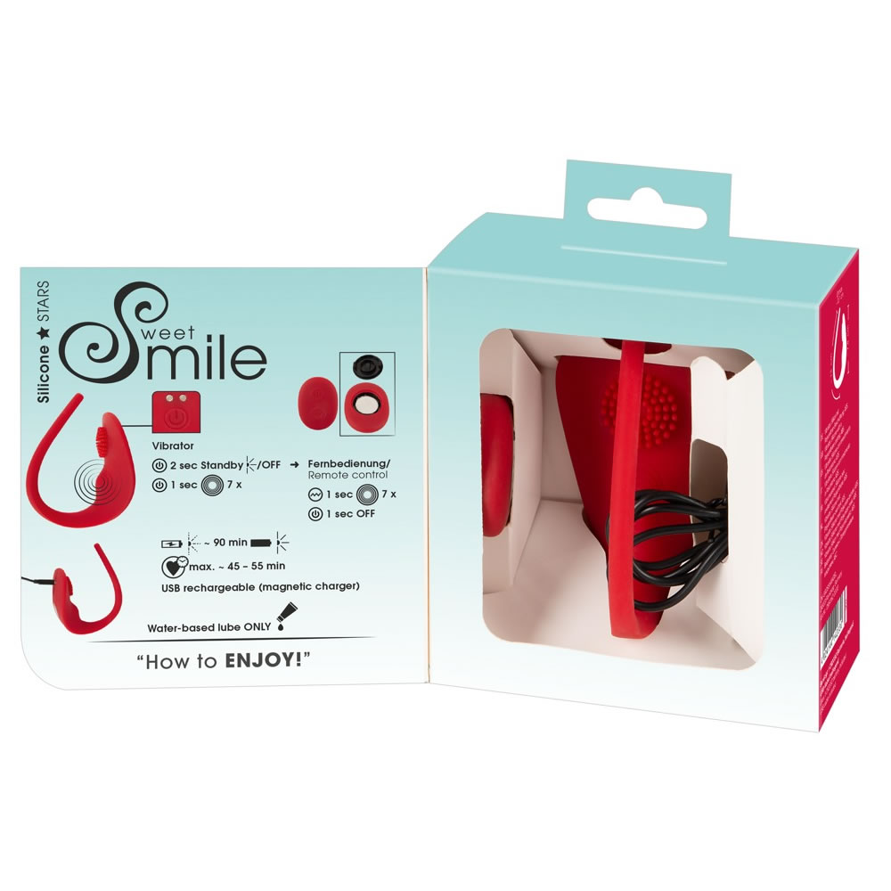 Sweet Smile Remote Lay-on Panty Vibrator