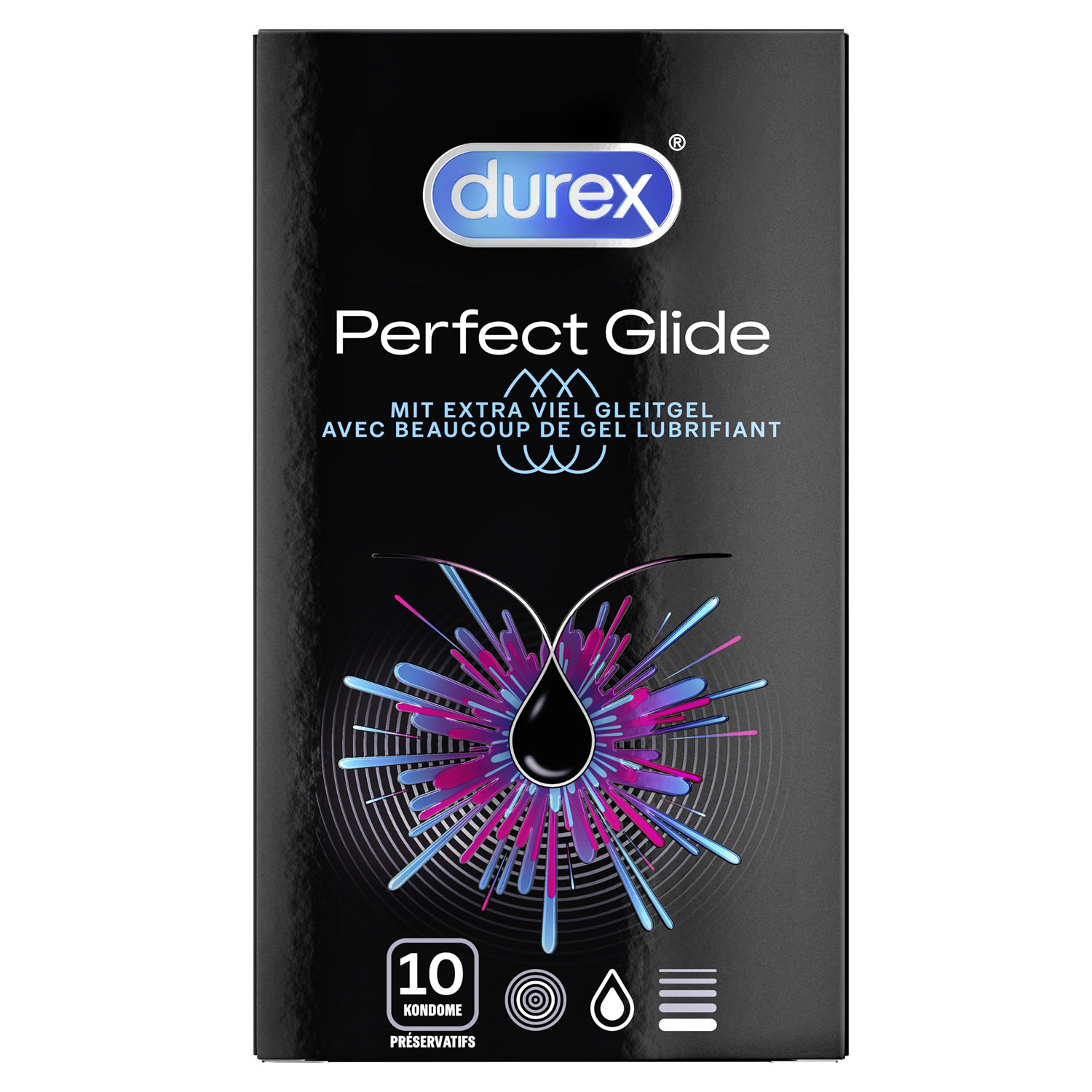 Durex Perfect Glide mit Extra Gleitgel