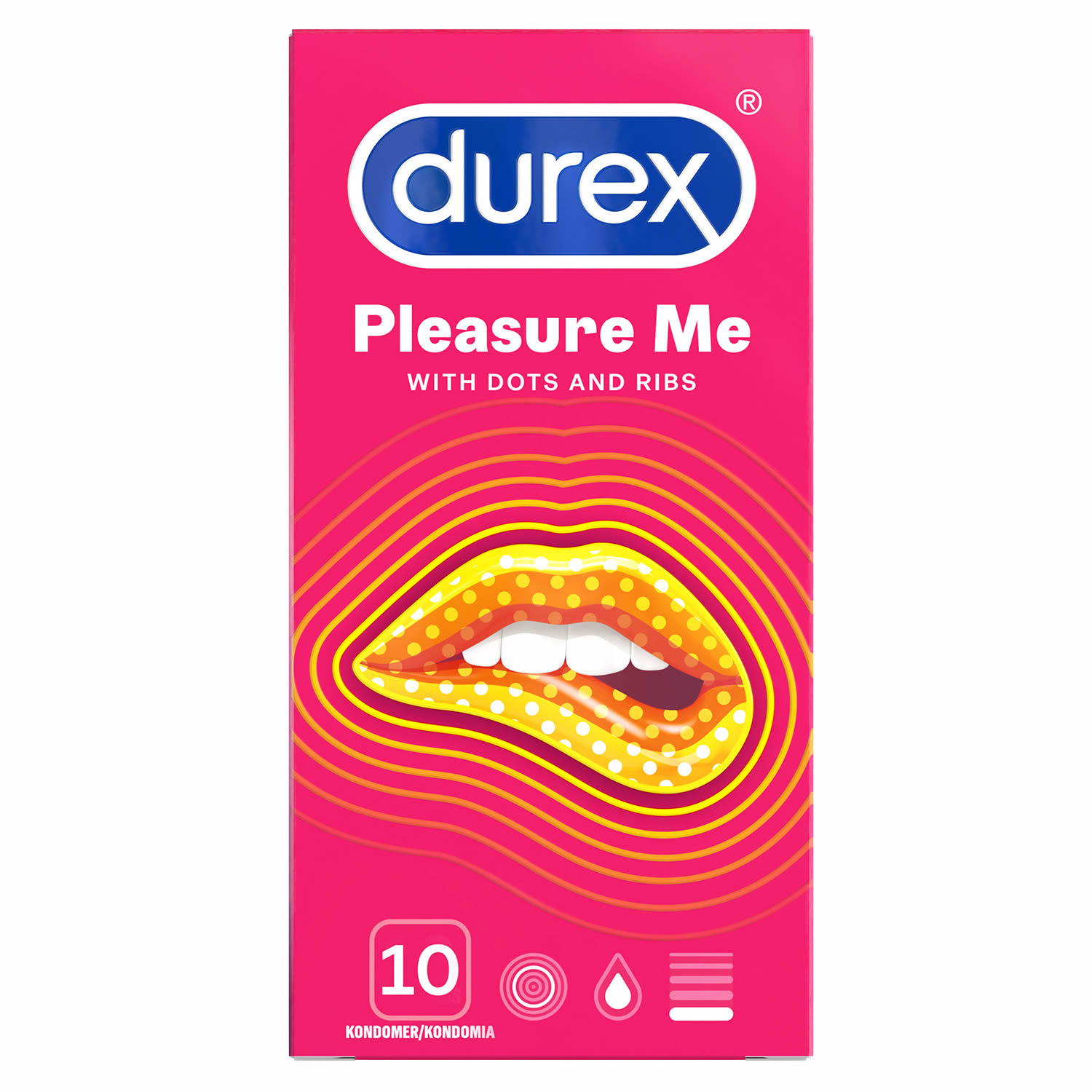 Durex Pleasure Me Kondom - Gerippt und genoppt