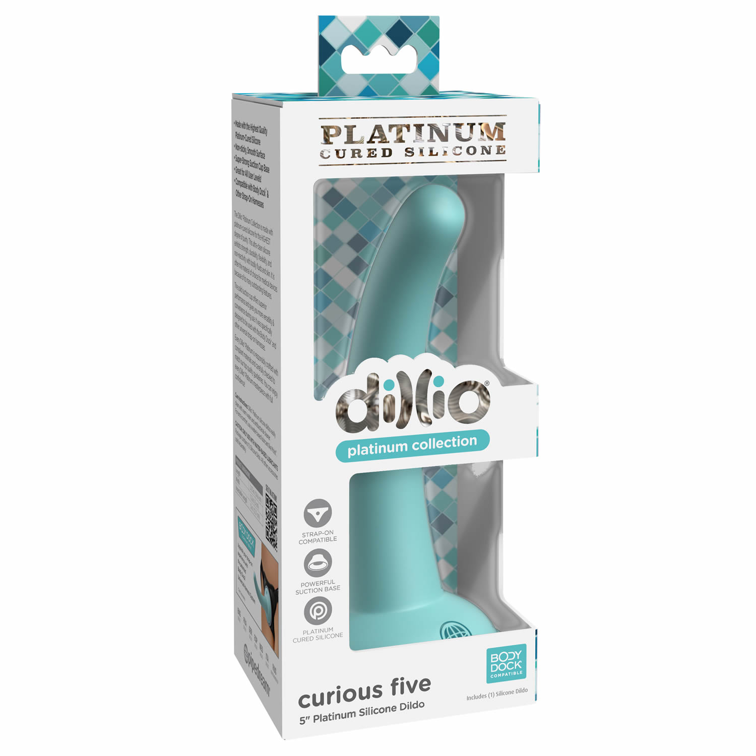 Dillio Platinum Curious Five Dildo with Suction Base