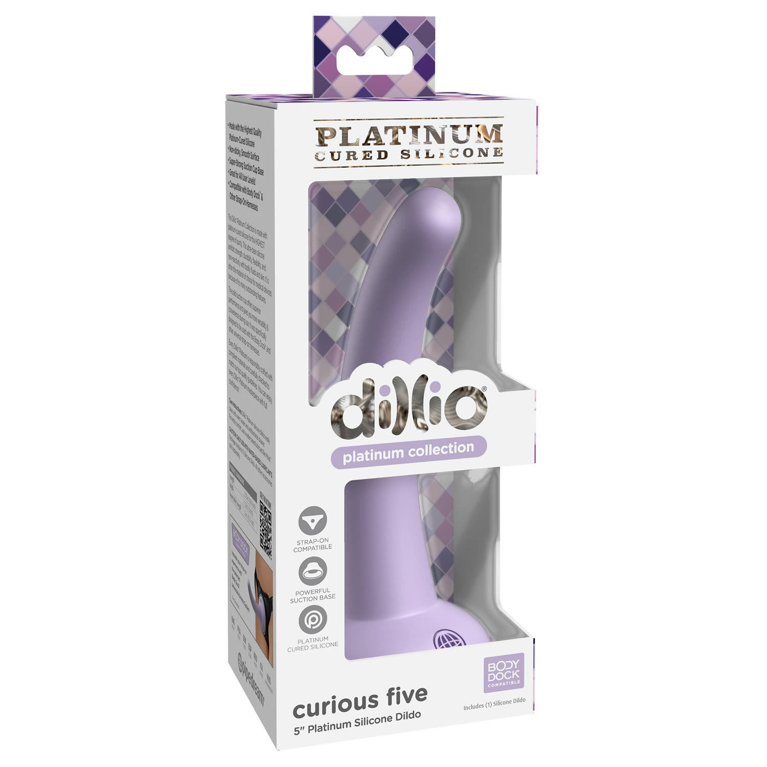 Dillio Platinum Curious Five Dildo with Suction Base