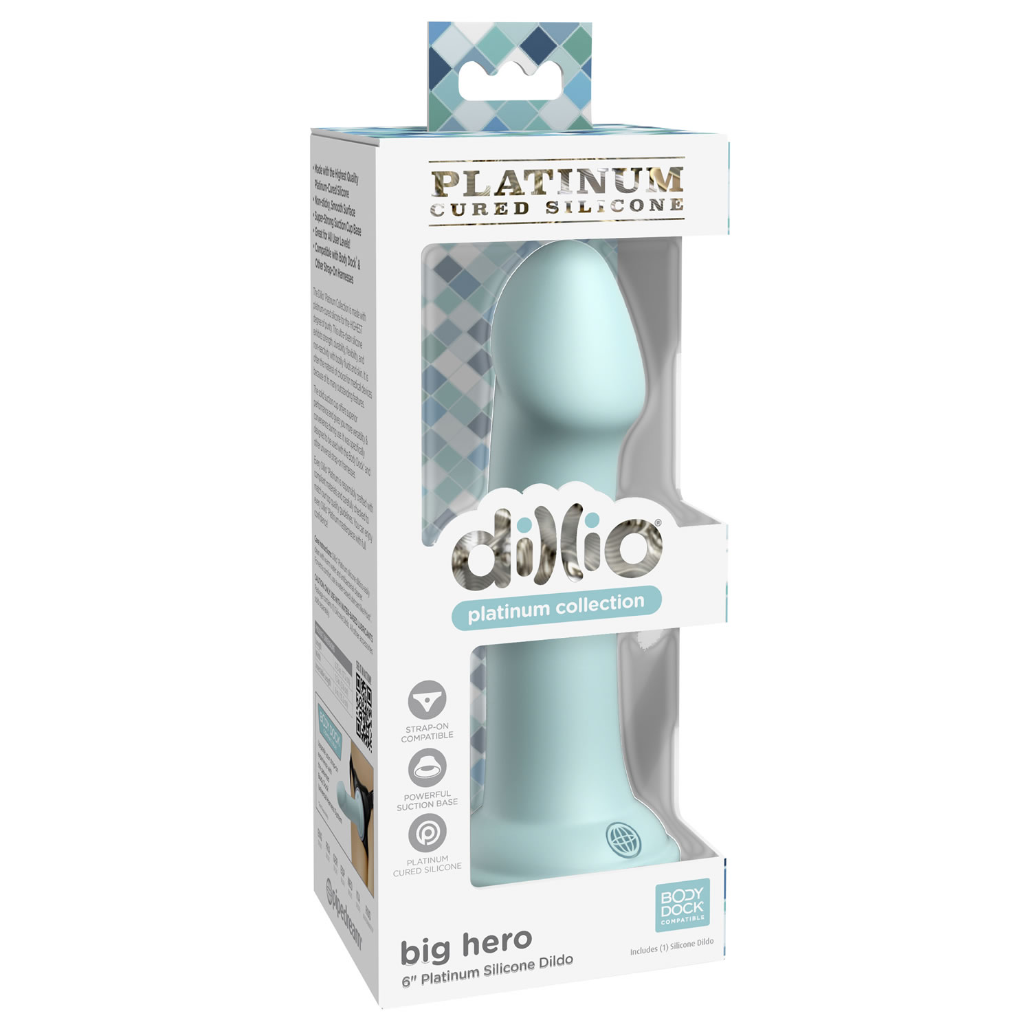 Dillio Platinum Big Hero Dildo with Suction Base