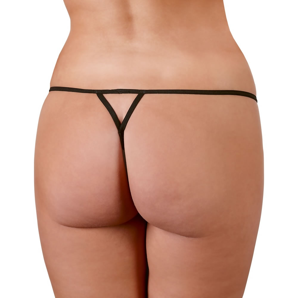 G-string with Pearl Adornment