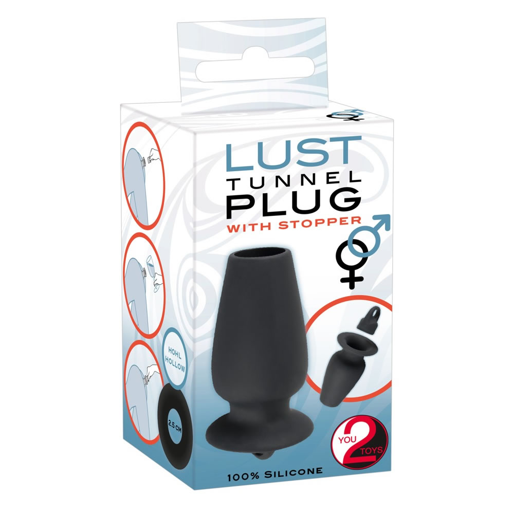 Lust Tunnel Butt Plug wit Hole in the Middle