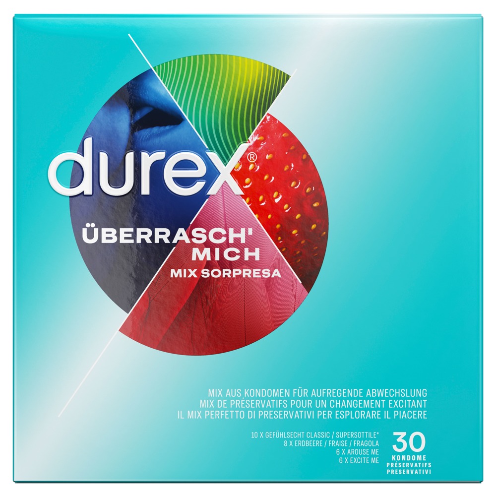 Durex Surprise Me Kondom med 4 forskellige typer