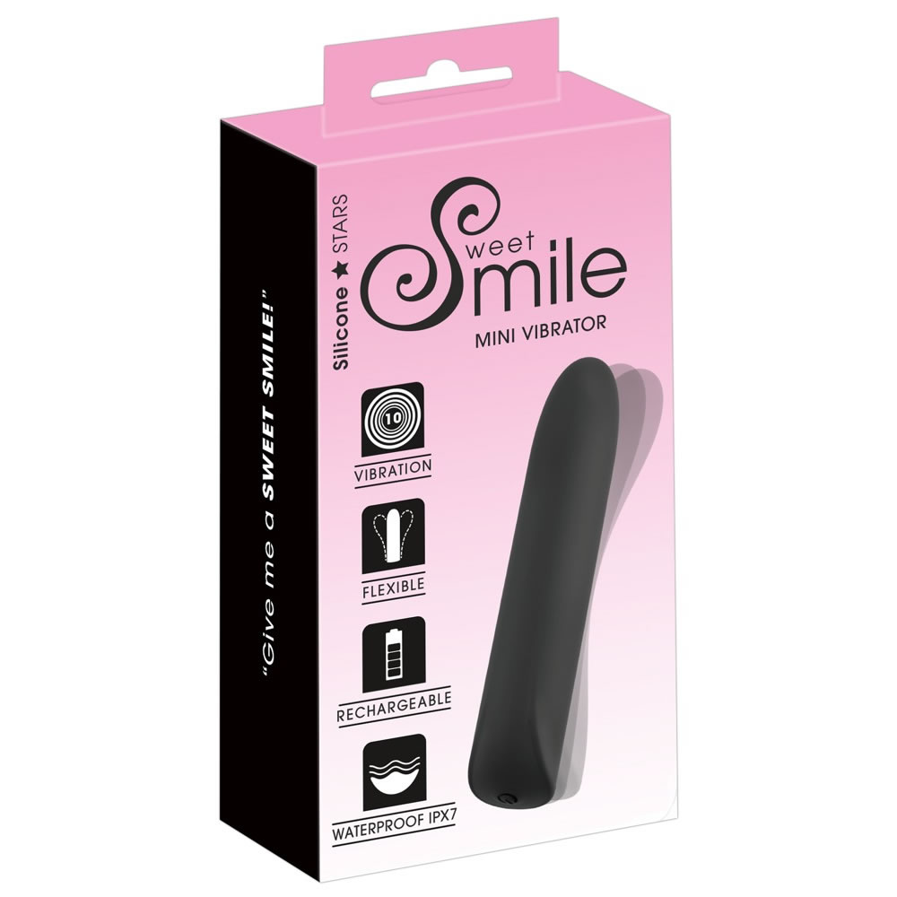 Sweet Smile Mini Silikon Vibrator - Wasserdicht