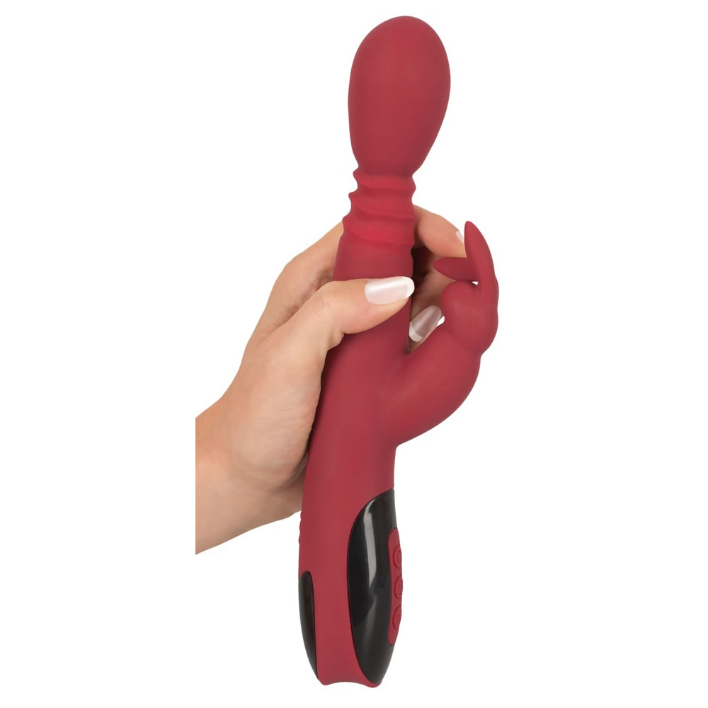 Silicone Rabbit Vibrator with Heating Function