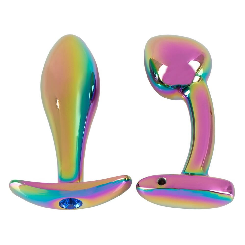 Metal Butt Plug Set in Rainbow Colors