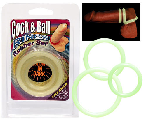 Cock & Ball Rings - Selvlysende Penisringe