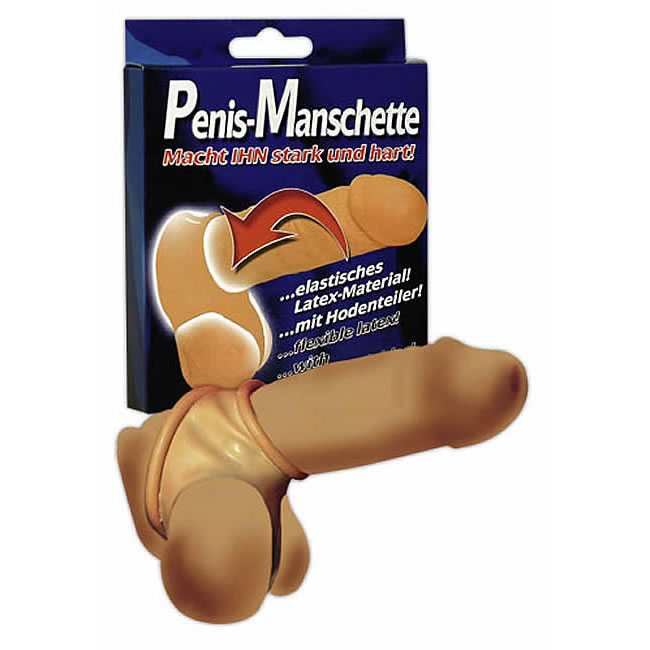 Penis-Manschette mit Hodenteiler