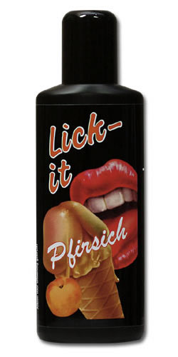 Lick-it Peach Lubricant with Scent