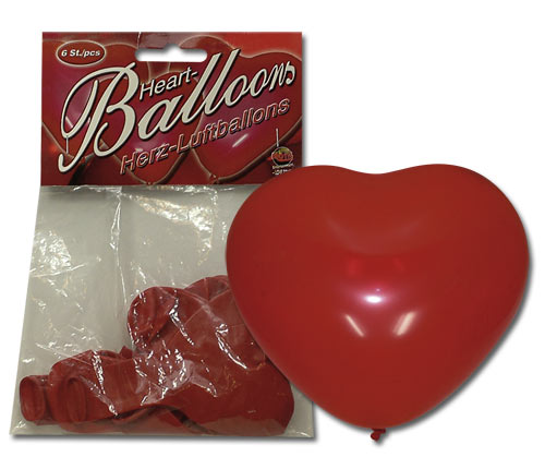 Heart Balloons 6pcs