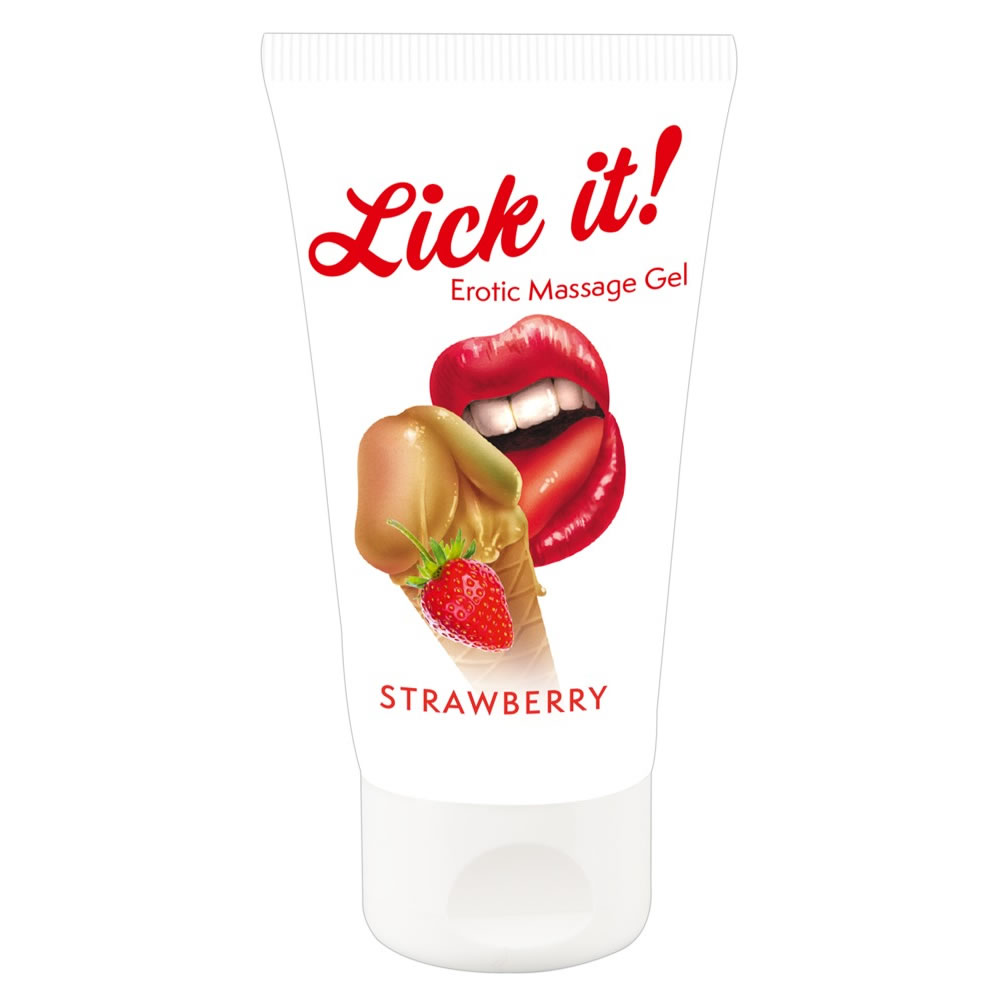Lick-it Jordbr Massage Olie