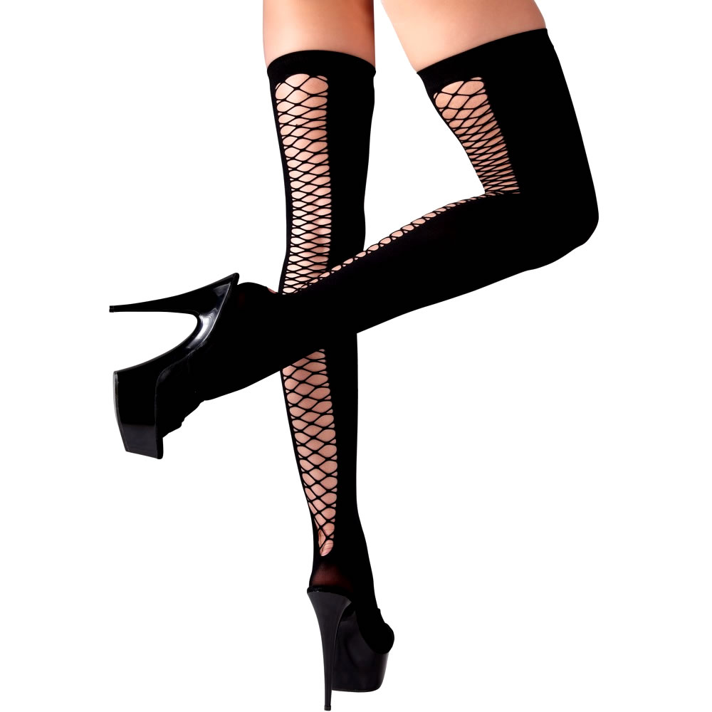 Stay-up Stockings with net-details