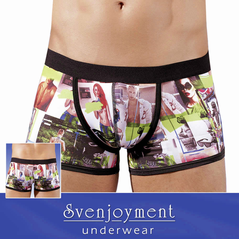 Gents Microfiber Pants with fotoprint