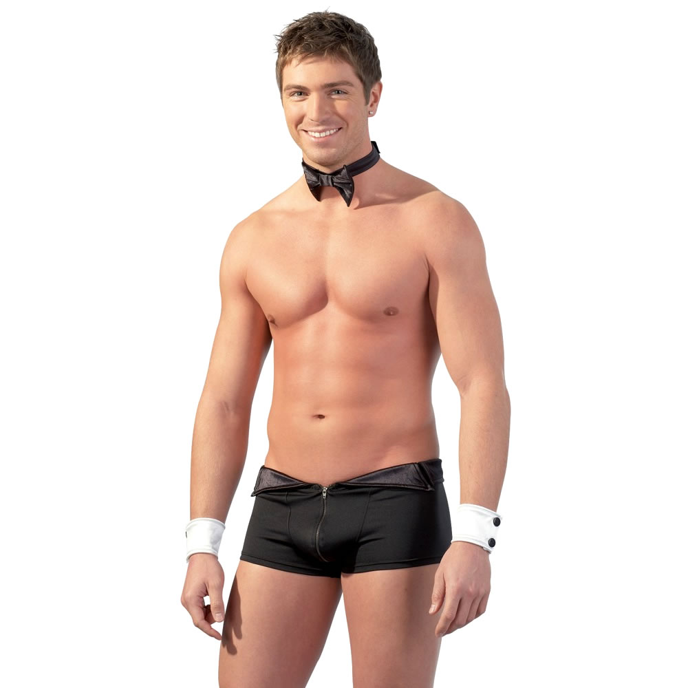 Mens Briefs with Bow Tie and Cuffs