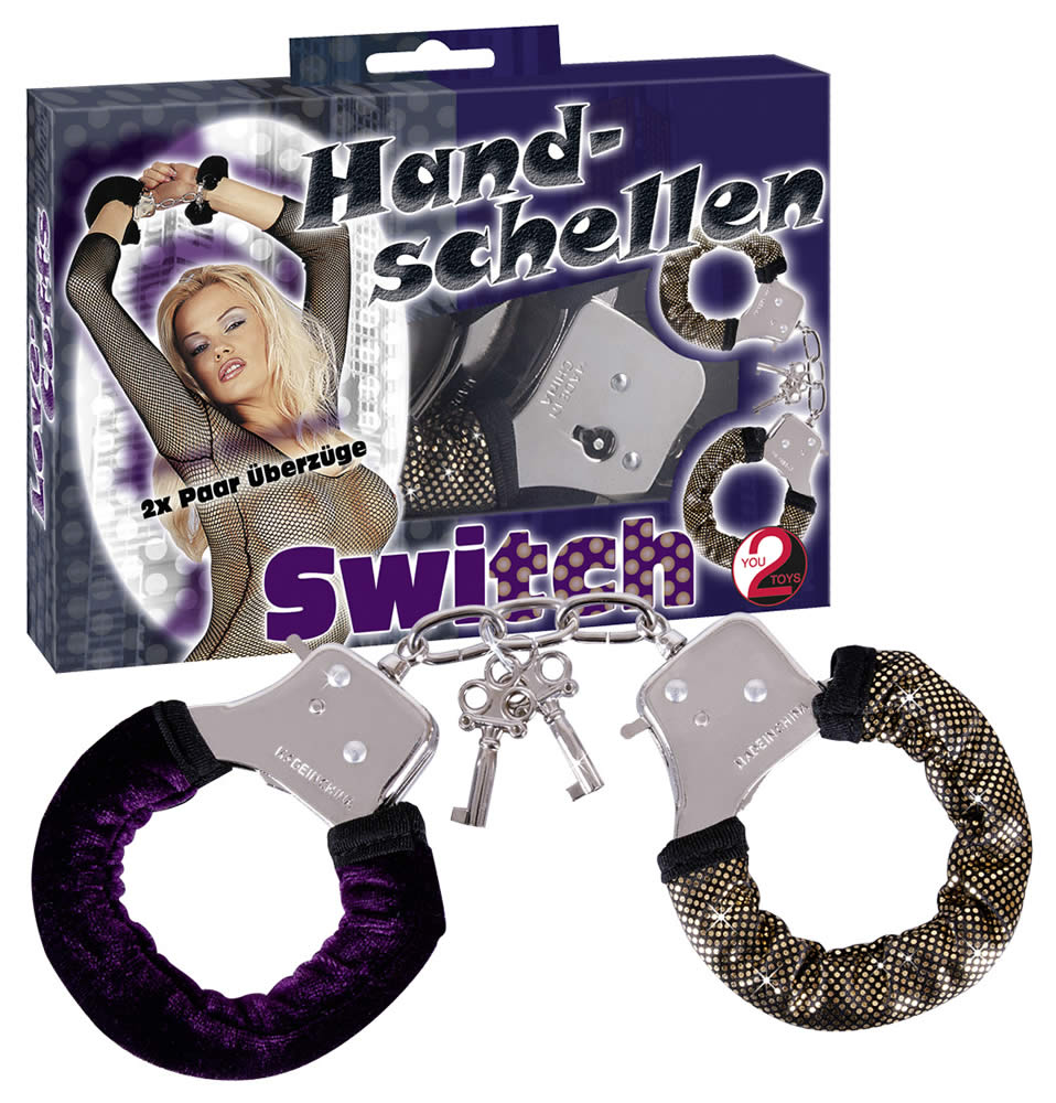 Switch Handcuffs with 2 Coverings