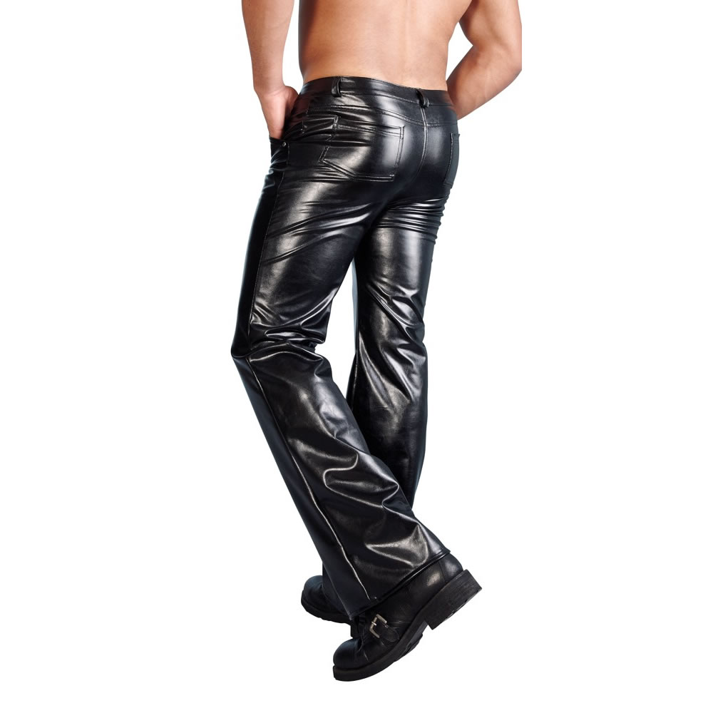 Leather-Look Pants for Him