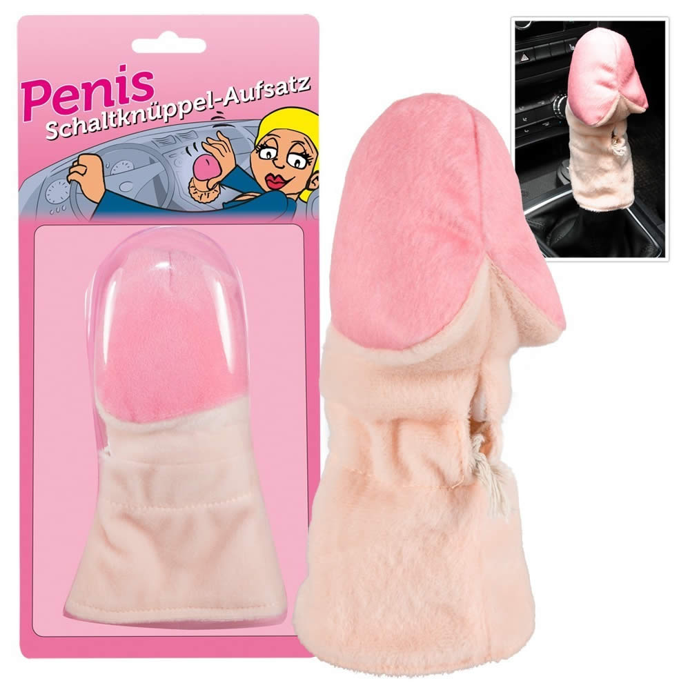 Plush Penis Cover for the Gear Knop