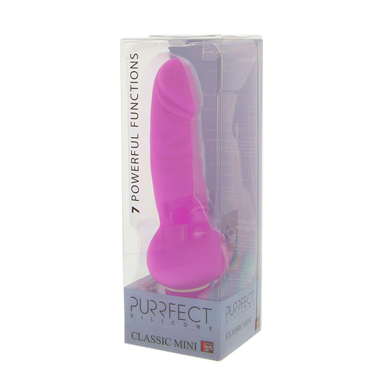 Purrfect Pink Silicone Vibrator