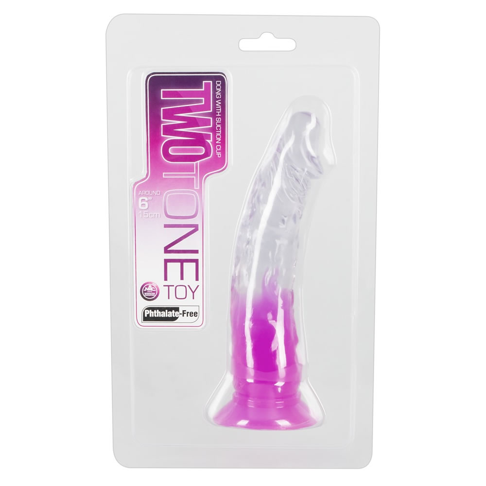 TwoToOne Purple Dildo with Suction Base