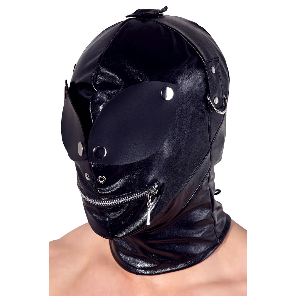 Fetish Mask in Leather Look