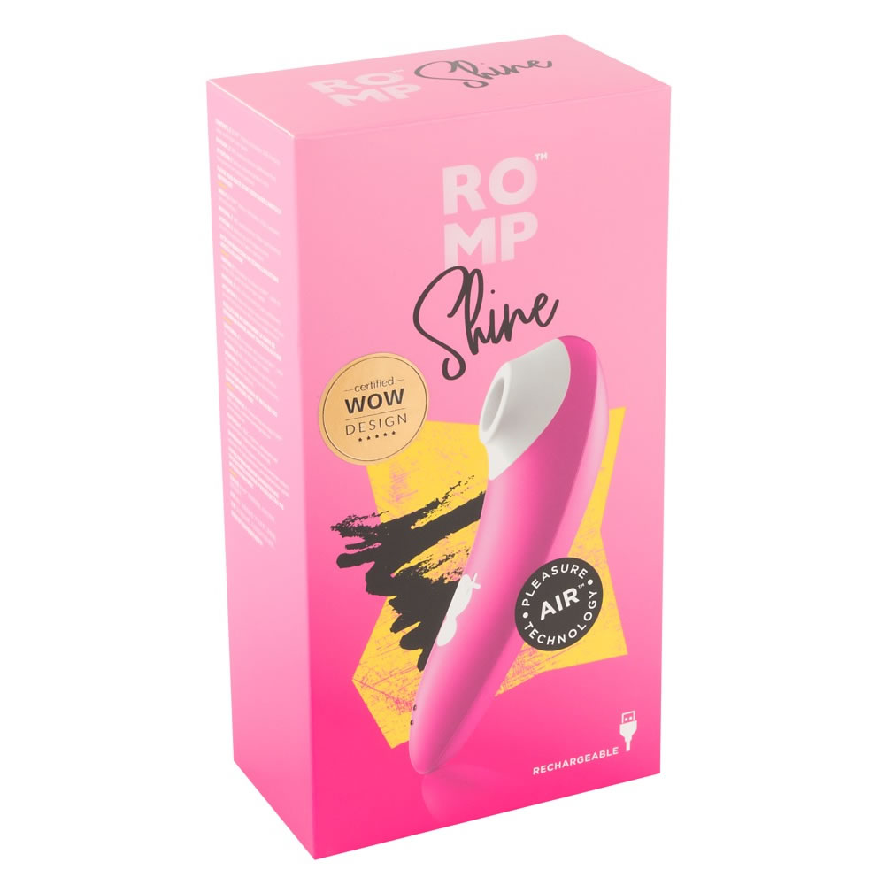 ROMP Shine Clitoris Stimulator - pulsator with Pleasure Air