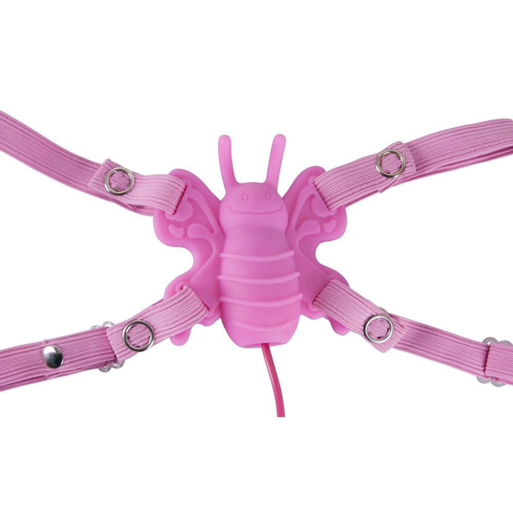 Butterfly Strap-On Clitoris Vibrator