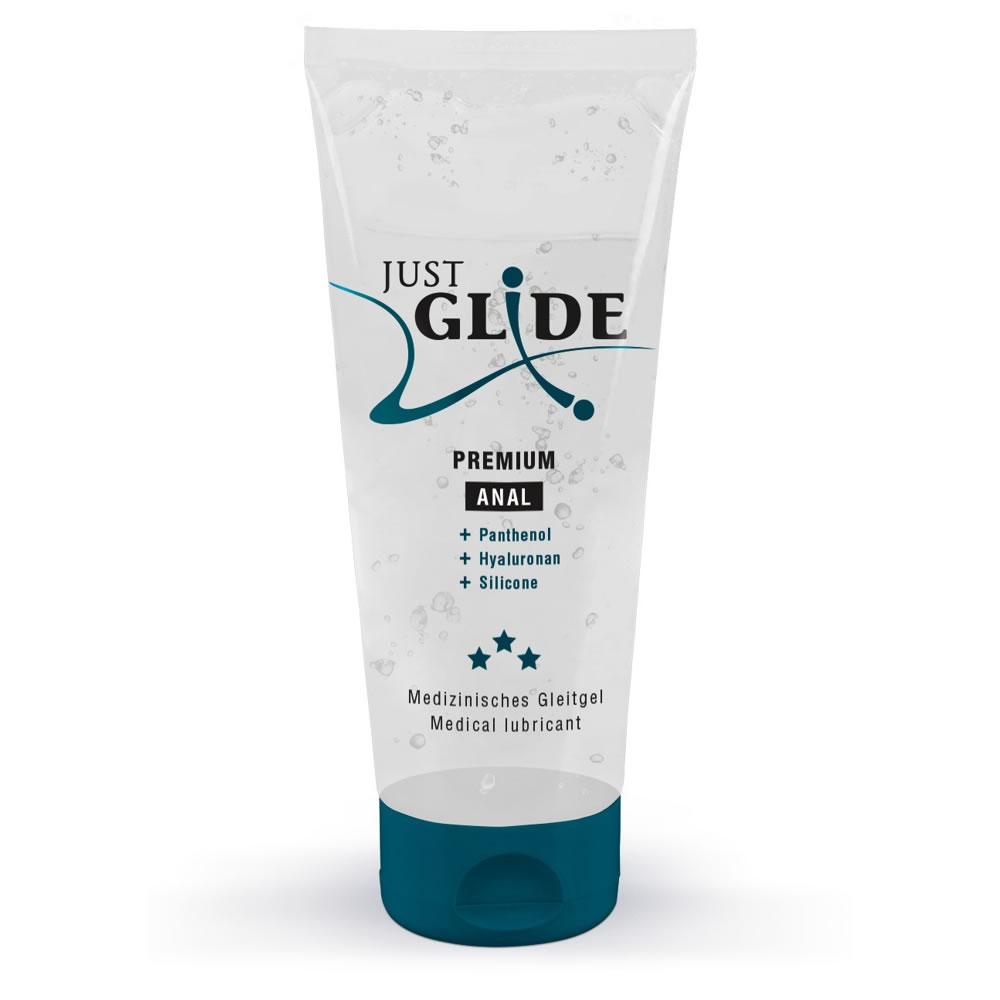 Just Glide Premium Anal Lubricant with hyaluronic acid and panthenol