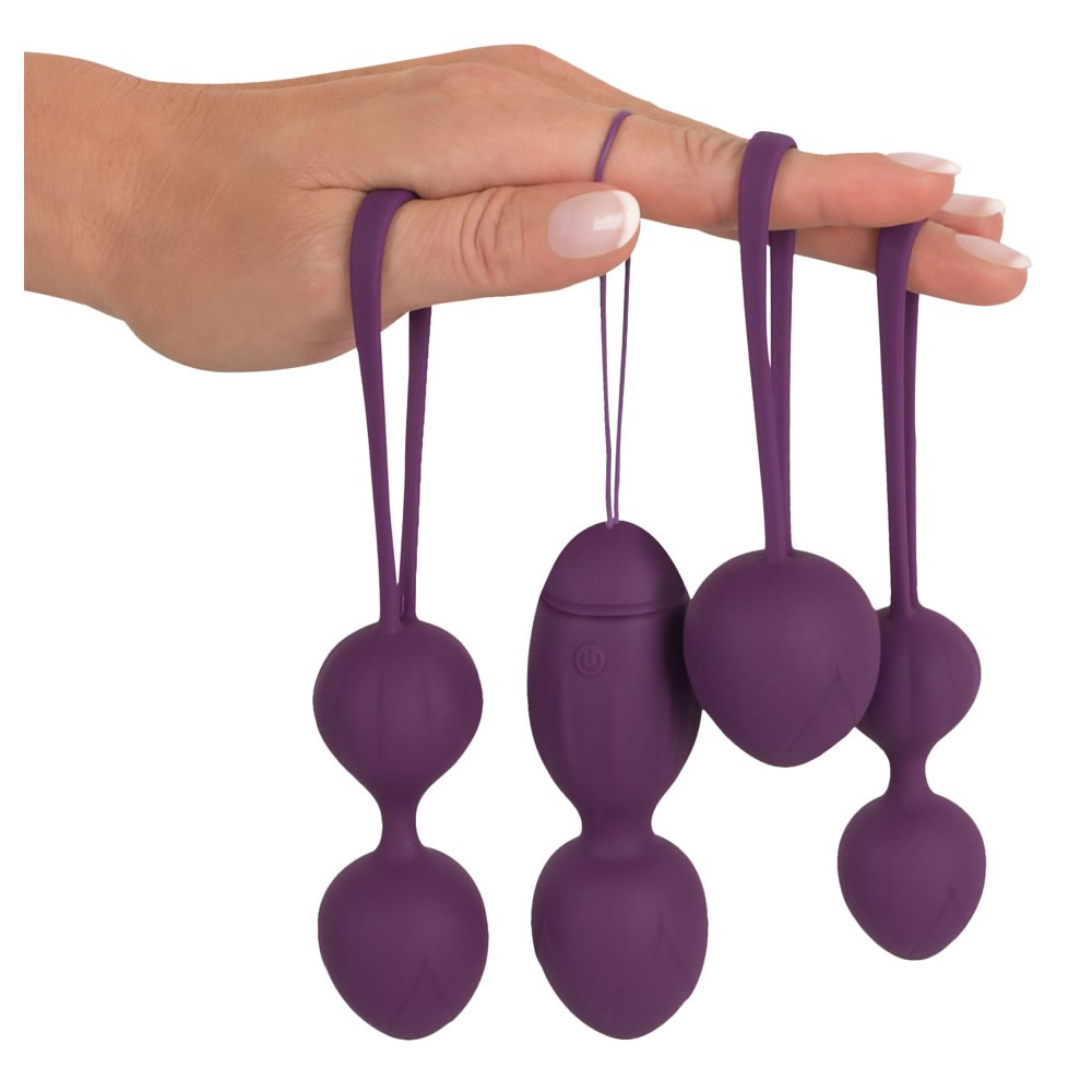 Loveball Set with 4 Vibrator Balls with Wireless Remote