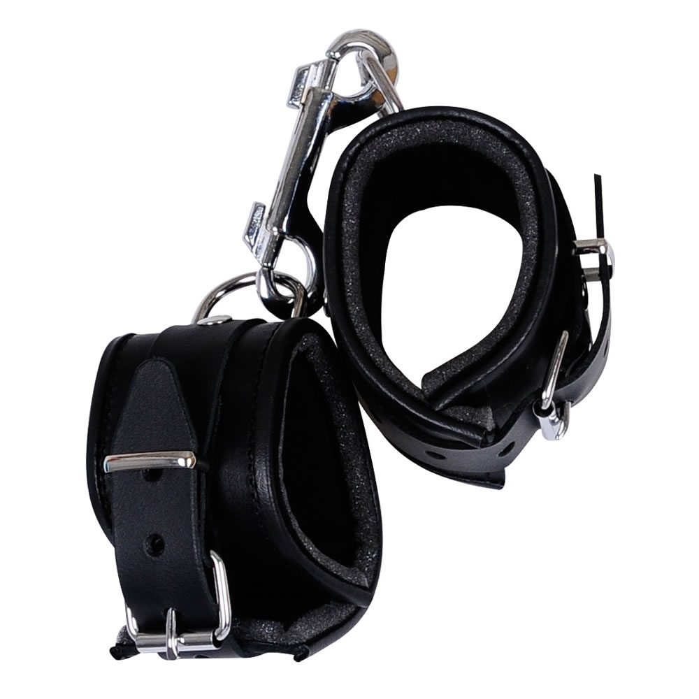 Leather Cuffs in Black