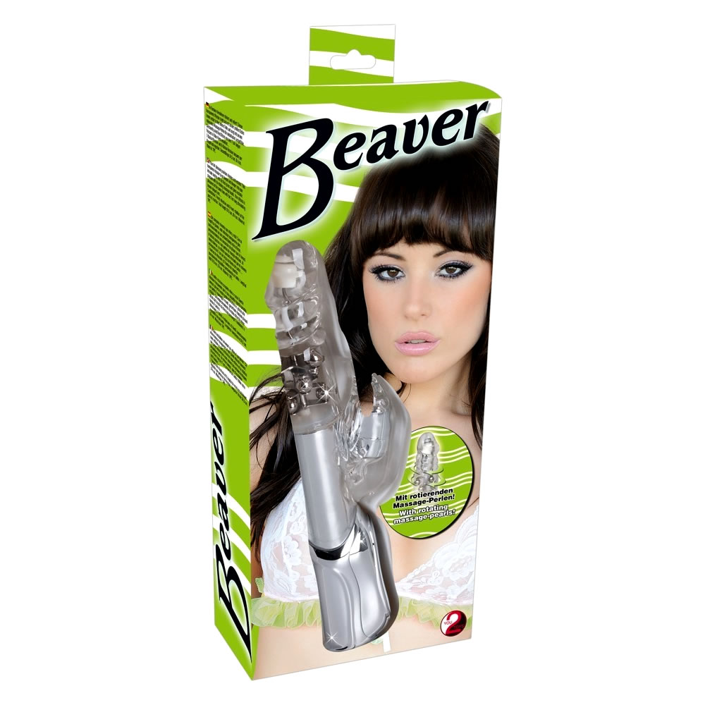 Eclipse Beaver Perlevibrator med Klitoris Stimulator