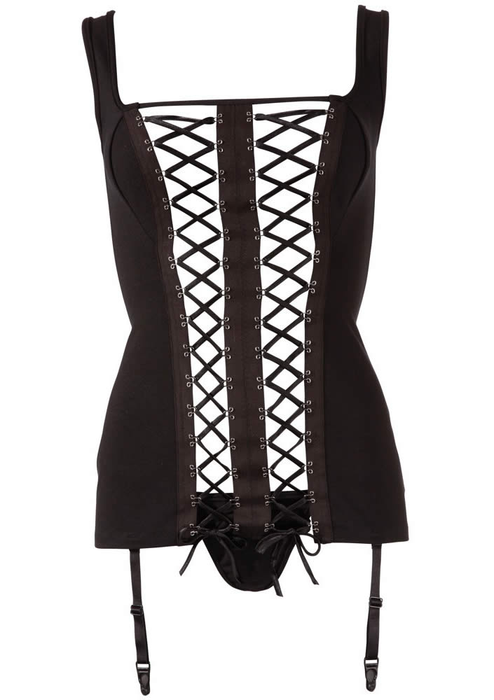 Mini Dress with Lacings and String