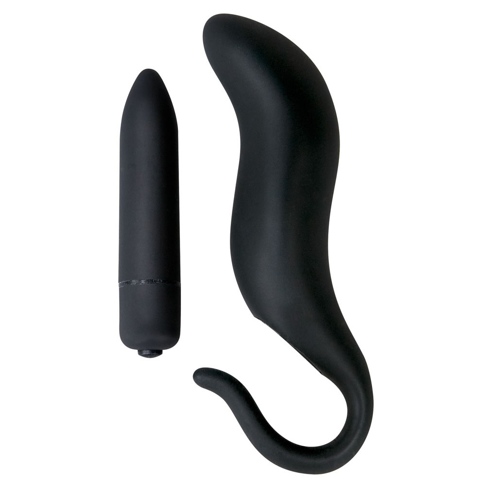 Black Velvet Silikone Analplug og Sleeve