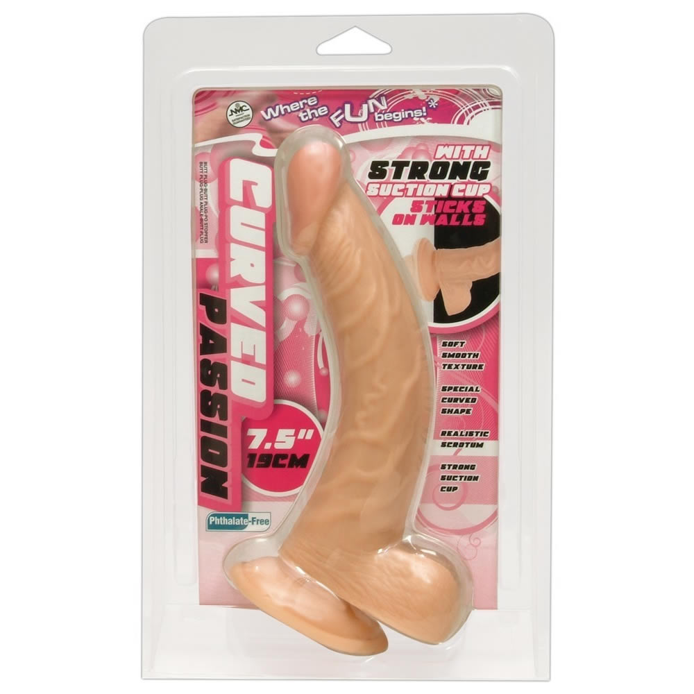 Curved Passion Natural Dildo