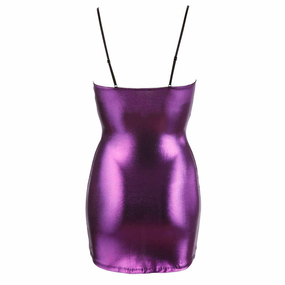 Mini Dress in Shinning Purple