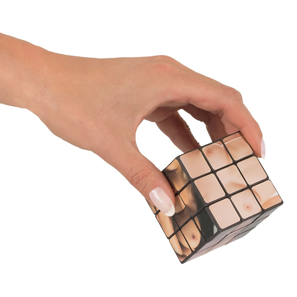 Zauberwrfel Boob Cube mit Brustmotiven