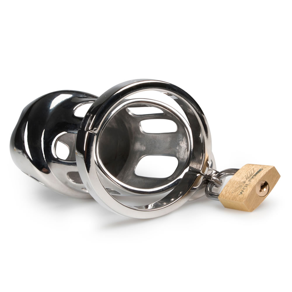 Metal Chastity Cage With Lock